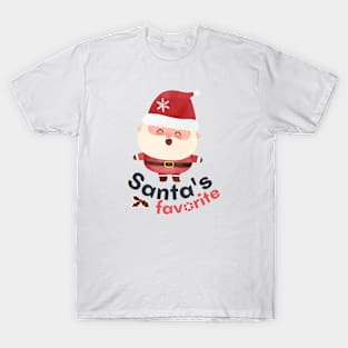 Cute Christmas with Santa's Favorite T-Shirt